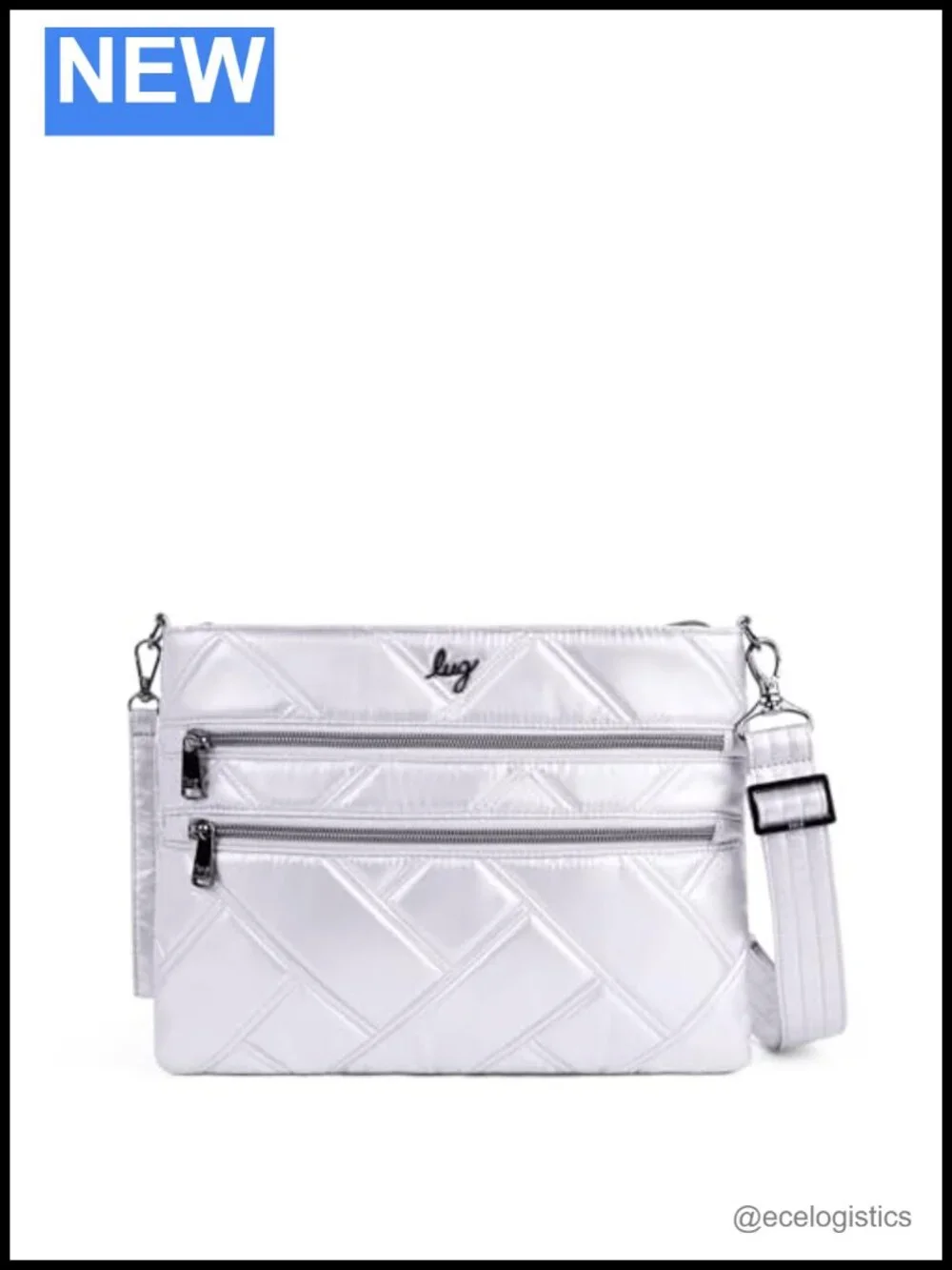 Crossbody Bag RFID Protection Polyester Removable Strap